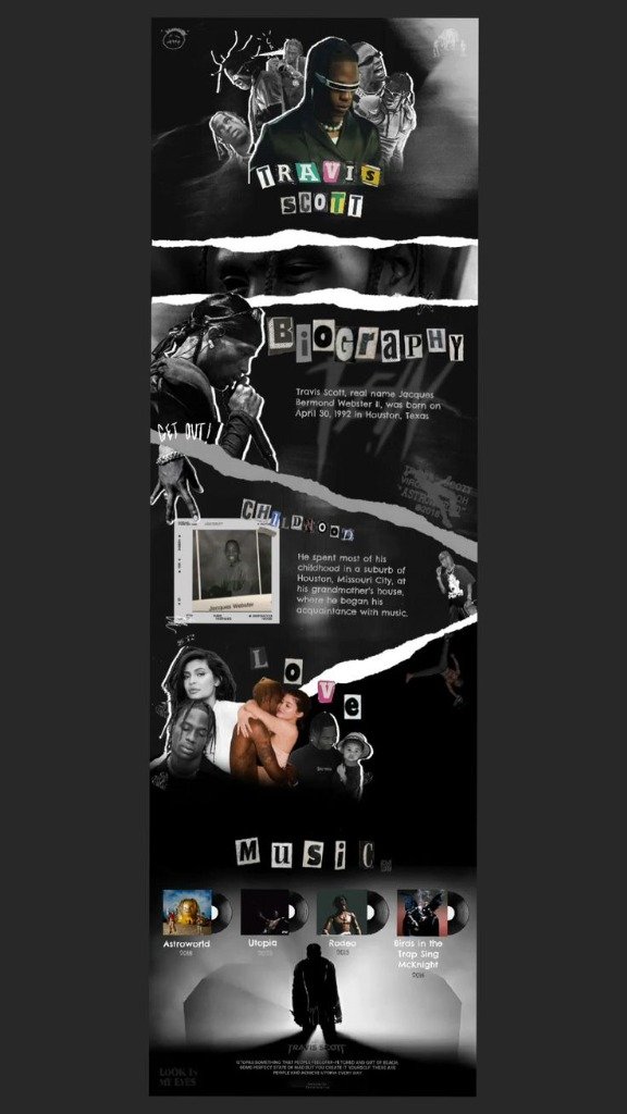 Travis Scott Hip-Hop EPK & Biography Site